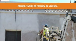 Rehabilitación de fachada de vivienda en Vila-real, Castellón