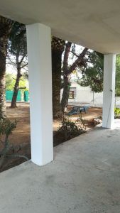 rehabilitación pilares viviendas por carbonatación